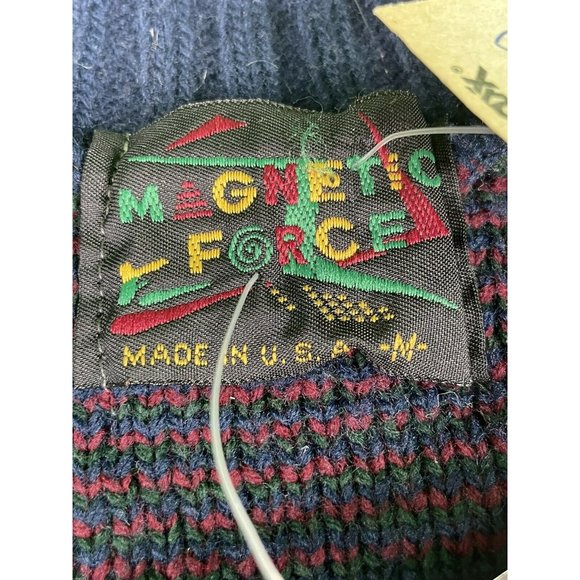Vintage Mens 80s Magnetic Force Sweater - Picture 4 of 10